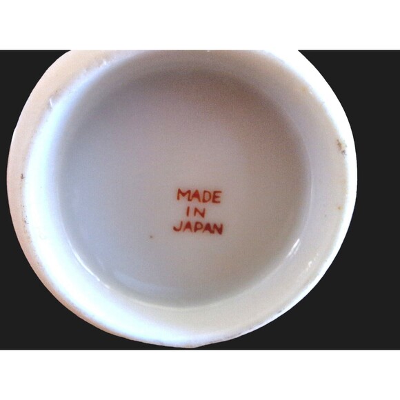 VTG Advertising GEKKEIKAN SAKE 5 Pc Porcelain Sake Set Blue Floral  Made n Japan - Picture 6 of 7